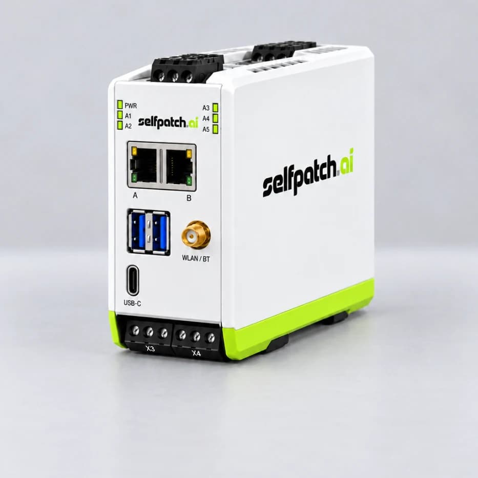 Close-up of the branded selfpatch Diagnostics Box